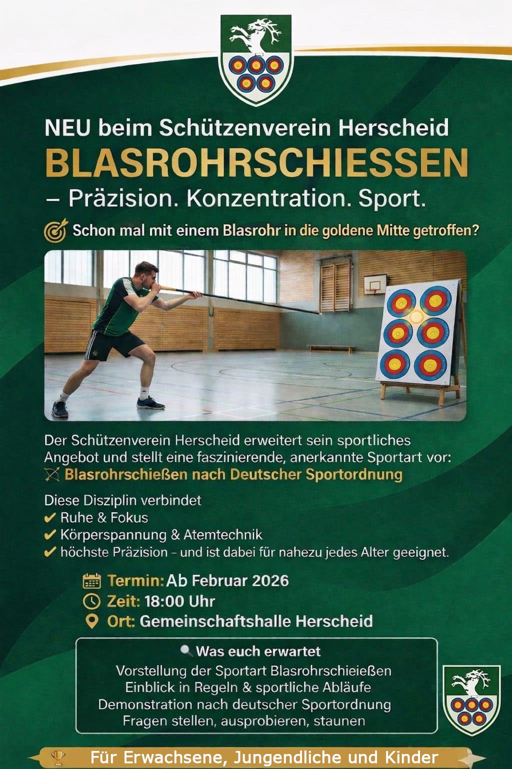 Blasrohrschiessen